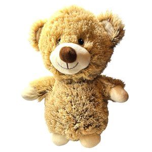 Spark Create Imagine Bear Tan Plush Rattle Crinkle Sensory 12 Inch Stuffed Anima